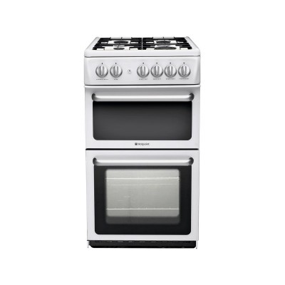 HOTPOINT HARG51P COOKER WHT INS         