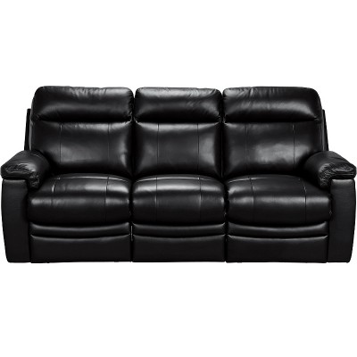 Argos Home New Paolo 3 Seater Manual Recliner Sofa - Black