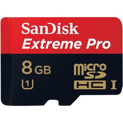 SANDISK 8GB MICROSDHC EXTREME PRO CL10  