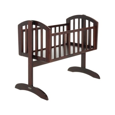 SWINGING CRIB & MATTRESS DARK
