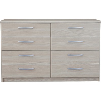 Argos Home Hallingford 4+4 Drw Chest of Drws - Light Oak Eff
