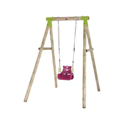 Plum Quoll Wooden Pole Swing Set