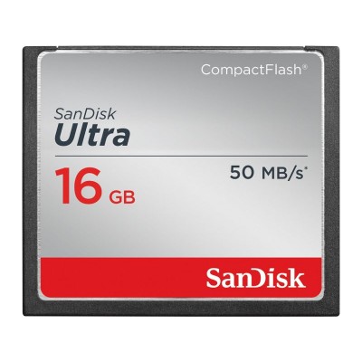 SANDISK ULTRA COMPACTFLASH 16 GB CARD