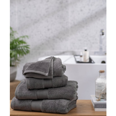 Habitat Cotton Supersoft Hand Towel - Dark Grey
