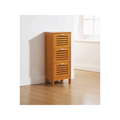 SUMATRA BAMBOO 3 DRAWER CABINET MELAMINE