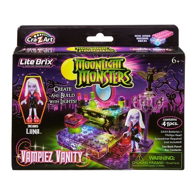 LITE BRIX MOONLIGHT VAMP VANITY PLAYSET 