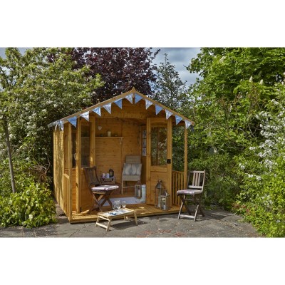 Forest Hollington Wooden Summerhouse - 8 x 8ft