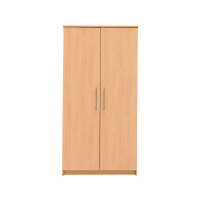 New Anderson Large 2 Door Wardrobe - Beech Effect.