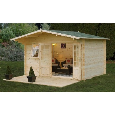BUXTON LOG CABIN 4.0M X 3.0M