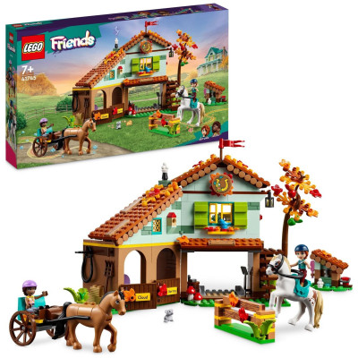 LEGO Friends Autumn's Horse Stable with 2 Toy Horses 41745