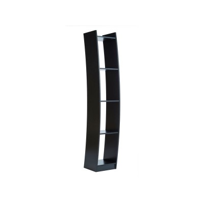 BAROQUE CURVED BOOKCASE BLACK           