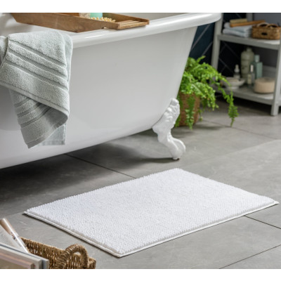 Argos Home Essentials Bobble Bath Mat - White