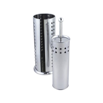S/S TOILET BRUSH & ROLL HOLDER