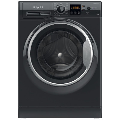 Hotpoint NSWM1046BSUK 10KG 1400 Spin Washing Machine - Black