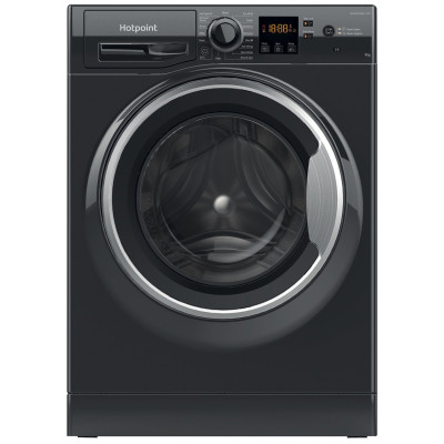 Hotpoint NSWM946BSUK 9KG 1400 Spin Washing Machine - Black
