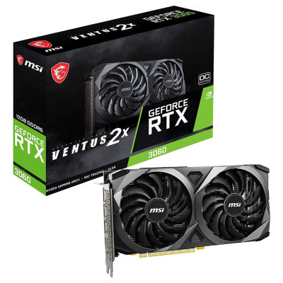 MSI Nvidia RTX 3060 Ventus 2X OC 12GB Graphics Card