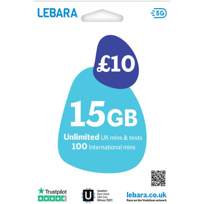 Lebara Pay As You Go Sim Card