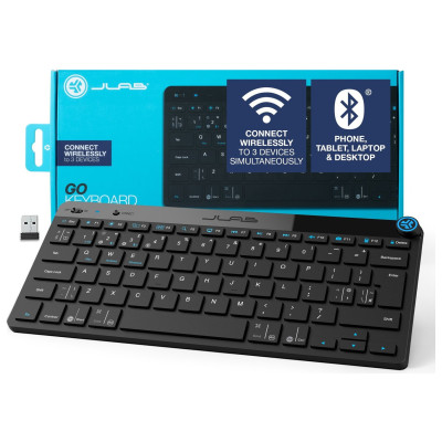 JLab GO Wireless Bluetooth Keyboard - Black