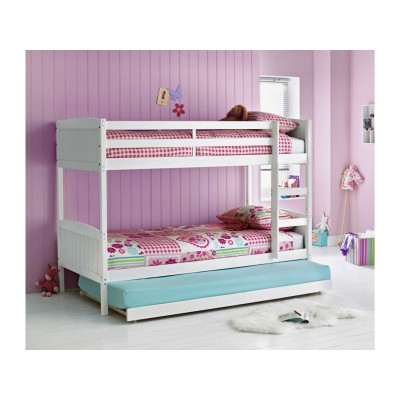 09H DETACHABLE BUNK WHT N TRUNDLE ASHLEY