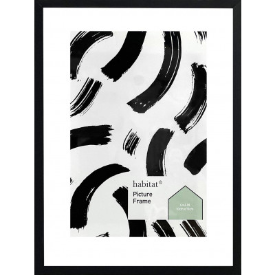 Habitat Metal Floating Picture Frame - Black - 10x15cm