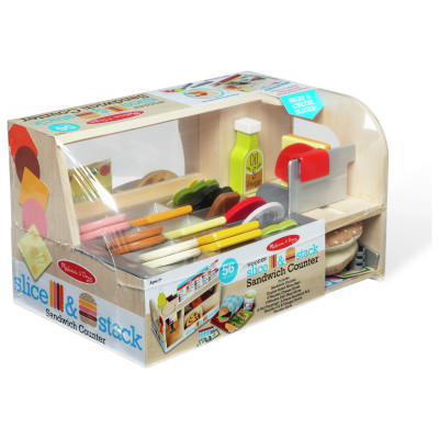 Melissa & Doug Slice And Stack Sandwich Counter