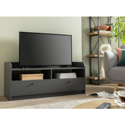 Habitat Arran 2 Drawer TV Unit - Anthracite