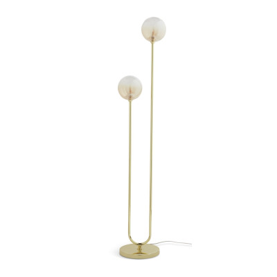Argos Home Ombre Arc Floor Lamp - Champagne