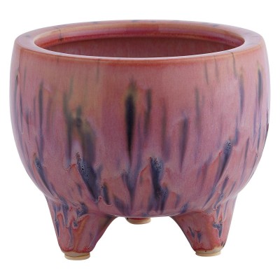 SHILOH FOOTED POT PINK