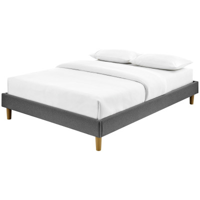 Argos Home Arthur Platform Double Bed Frame - Dark Grey