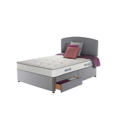 Sealy Posturepedic Firm Ortho Memory 2 Drw Divan - Kingsize