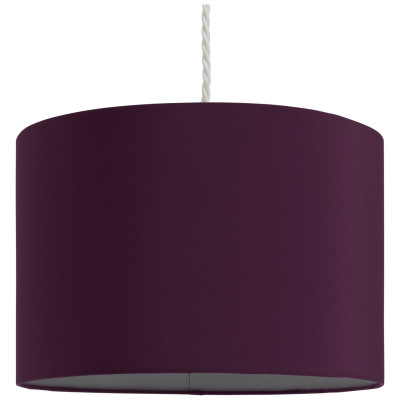 Argos Home Drum 20x30cm Shade - Plum Purple
