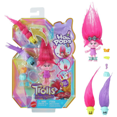 Trolls Band Together Hair Pops - Poppy Small Doll