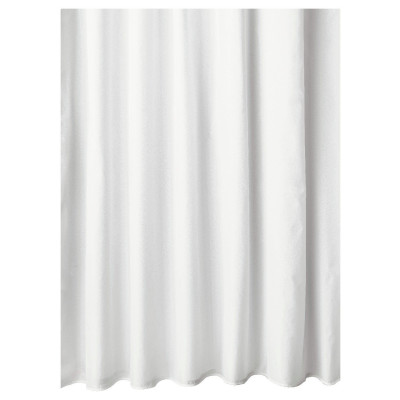 Argos Home Shower Curtain with Anti Bacterial Finish - White
