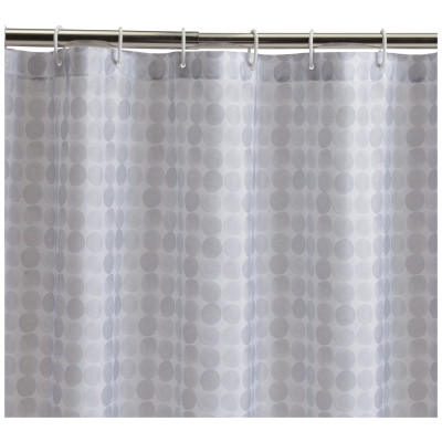 Argos Home Spot Shower Curtain - Grey