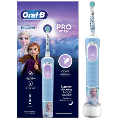 Oral-B Frozen Kids Electric Toothbrush - Blue