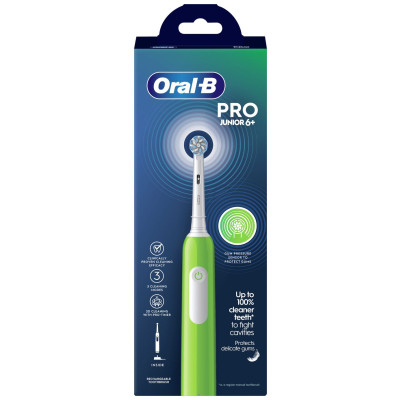 Oral-B Junior Kids Electric Toothbrush - Green