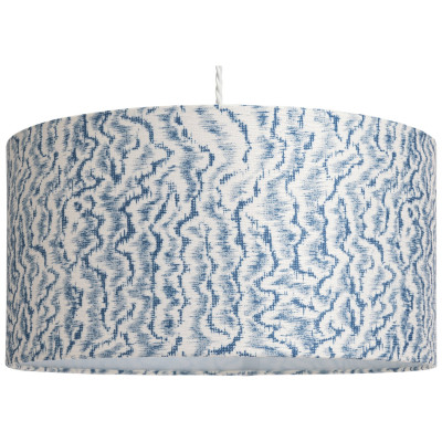 Habitat Blurred Printed 20x40cm Ceiling and Table Shade-Blue
