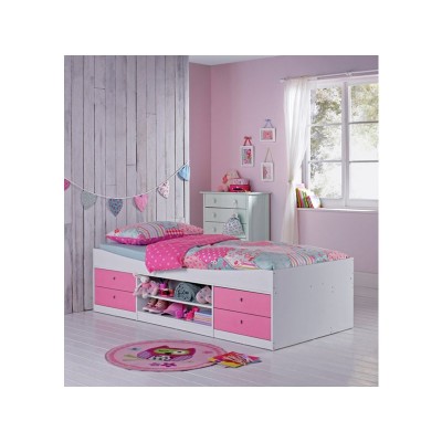 09H MALIBU CABIN PINK ON WHITE DYLAN