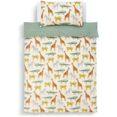 Habitat Cotton Safari Kids Bedding Set - Single