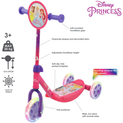 Disney Princess Tri-Lite 3 Wheel Scooter