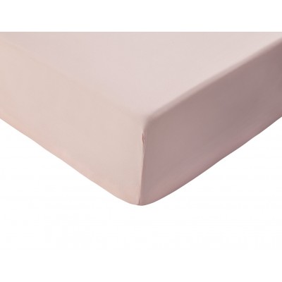 Silentnight Supersoft Plain Pink Fitted Sheet - Double