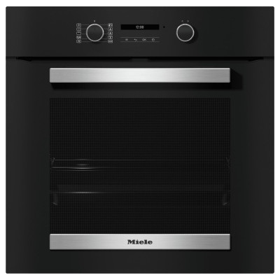 Miele H2465BP Built In Single Electric Oven - Black