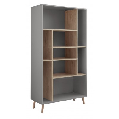 Habitat Skandi Wide Shelving Unit - Grey