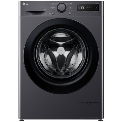LG F4Y510GBLN1 10KG 1400 Spin Washing Machine - Grey