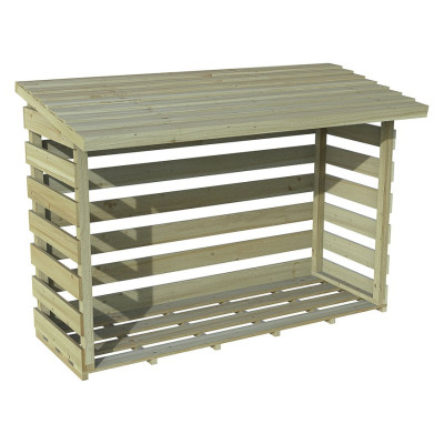 Forest Large Pent Log Store