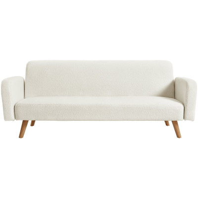 MICAH SOFA BED BOUCLE WHITE