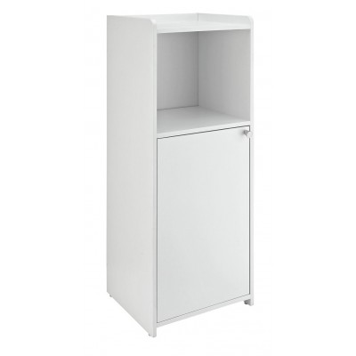 Argos Home Prime 1 Door Cabinet - White