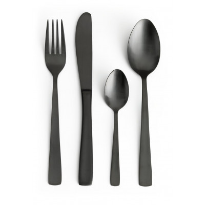 Habitat Satin 16 Piece Stainless Steel Cutlery Set