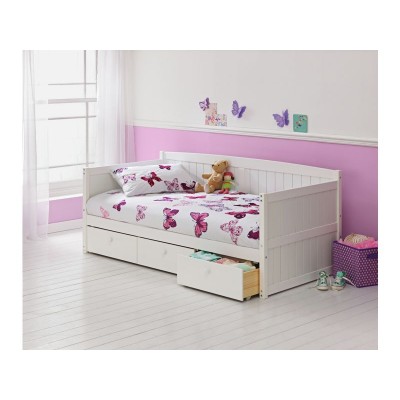 09H MARNIE DAY BED WHITE BIBBY