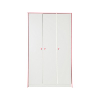 Newport 3 Door Wardrobe - Pink